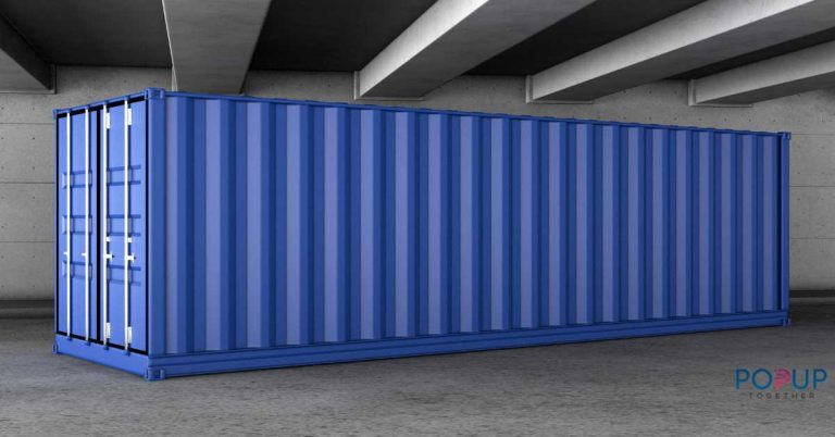 shipping container pop up